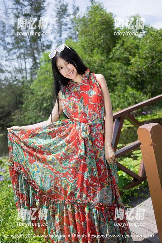 TGOD推女神 - 晓艾fafa的镂空写真，触动我内心深处那根弦，真是...