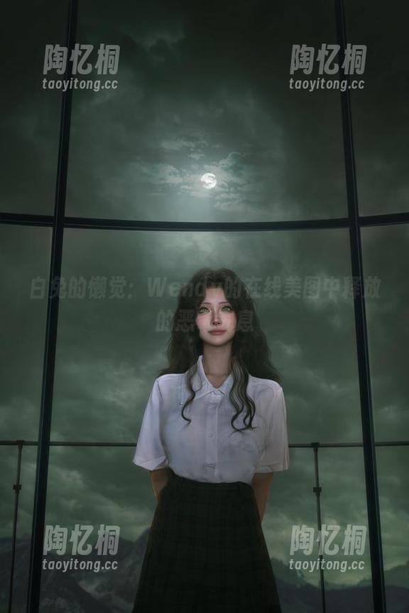 白兔的懒觉：Wendy的在线美图中释放的恶毒气息
